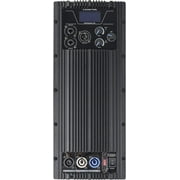 Sound Town Line Array Column PA/DJ Speaker System with One 18 Powered Subwoofer w/DSP and Speaker Output, One 6 x 3 Line Array Column Speakers, Black (CARME-18M64)