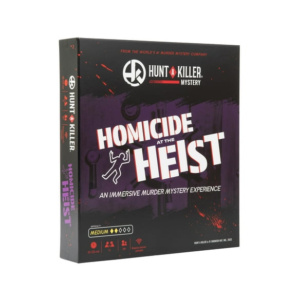 Murder Mystery Game Hunt A Killer Homicide at The Heist