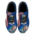 thumbnail image 2 of New York Stte EaStrn Bluebird and Wild Rose Flower Shoes Sneakers Black Size 7, 2 of 7
