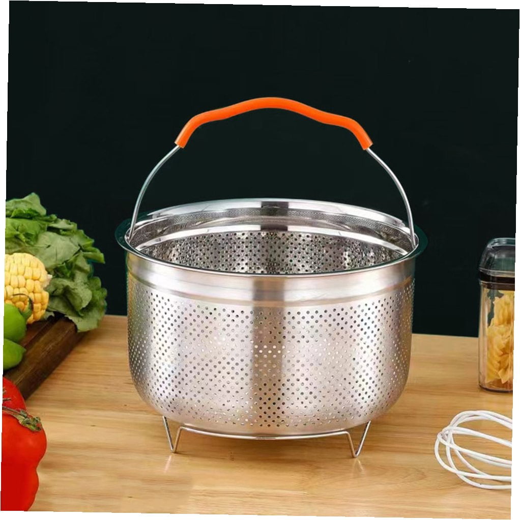 UPOUART Stainless Steel Steamer Basket for Eggs, Vegetables, Seafood - Kitchen Steamer Insert for Healthy Cooking