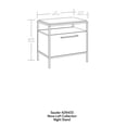thumbnail image 3 of Sauder Nova Loft Engineered Wood Bedroom Nightstand in Grand Walnut Finish, 3 of 11