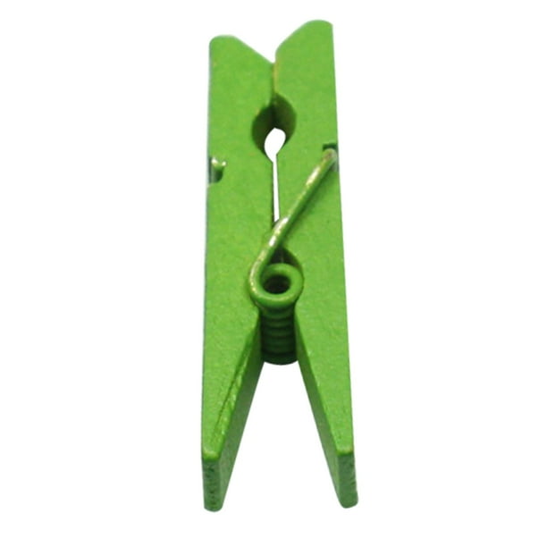 Paquete de 100 Mini Pinzas de Madera Resistentes Xihbxyly 1,4 Pulgadas Scrapbooking Manual
