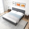thumbnail image 3 of Mid Century Modern Davlon Gray King Bed, 3 of 3