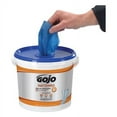 thumbnail image 2 of GOJO Industries 6299-02 Fast Towels Hand Cleaning Towels, 9 in. x 10 in. - White (2 Buckets/Carton, 225/Bucket), 2 of 4