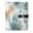 Watercolor Ink Splashes Pattern, variant on Leather Notebook with Pen Holder Writing Notepad Includes 100 Pages Lined Journal Tie-dye Clouds Pattern