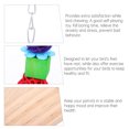 thumbnail image 2 of 1 Set Bird Feed Swing Parrot Swing Toy Parrot Feeder Swing Toy for Bird Cage, 2 of 9