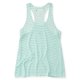 thumbnail image 1 of Aeropostale - Camiseta sin mangas con rayas transparentes para mujer, verde, extra pequeña, 1 of 2