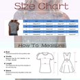 thumbnail image 2 of TSADFHJI Chandails pour Femmes en Coton Mode Décontractée pour Femmes Dégradé à Paillettes Imprimé Col Rond T-Shirt Ample, 2 of 3