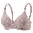 thumbnail image 3 of Babcutegg Solid Color Women' s Wire-Free Bra Comfortable Everyday Underwear for All-Day Support and Breathable Cotton Blend Fabric Size L, 3 of 9