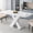 White, variant on 47.25"-63" Original Wood Dining Table | Quick One-Hand Expansion, Party Time | Stable and Long-Lasting