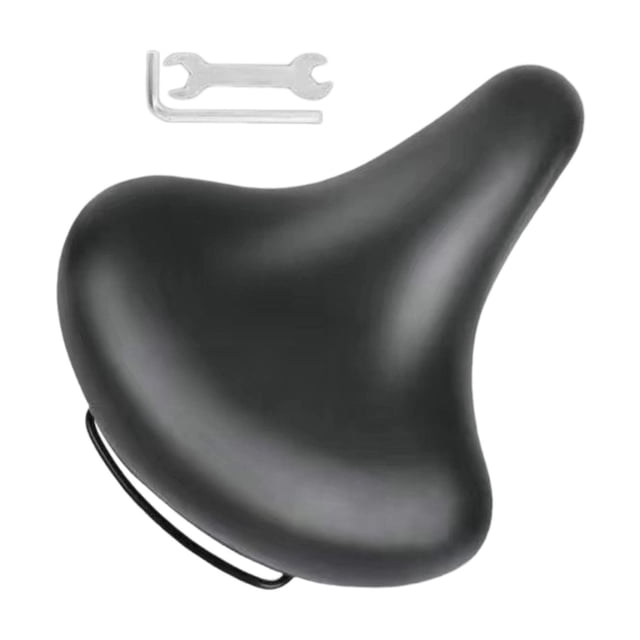 Asiento de bicicleta, sillín de bicicleta para hombres y mujeres, impermeable, clásico, fácil de instalar con herramientas