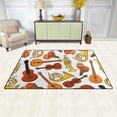 thumbnail image 3 of Dreamtimes Lightweight Soft Area Rugs 31x20 Inch, Music Instruments Floor Mat Doormat for for Rooms Entrance Hardwood Floor Living Room 2'7" x 1'8"） Nursery Rugs, 3 of 6