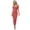 Z-Red216, variant on JIAYUE Women's Summer Dresses Spaghetti Strap Fashion Pure Color Square Neck Sleeveless Midi Bodycon Nightclub Dress Partywear