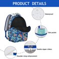 thumbnail image 4 of Vintage Chic Boho Backpack for Women - 17" Laptop Pocket, Tribal Print, Heavy Duty Fabric, Spacious Campus Daypack, 4 of 6