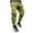 Army Green, variant on BXINGOHAI Mens Cargo Pants Casual Drawstring Workout Pants Solid Lose Fit Pants 2024 Outdoor Running Hiking Long Pant With Zip Pockets Army Green,L