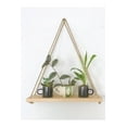 thumbnail image 4 of Decorative Rustic Jute Rope Wall Hanging Floating Shelves for Wall, 2 Pieces Decorative Shelves for Wall, Boho Decor Swing Rope Rustic Floating Shelf, Wall Display Shelf Home Organizer Shelf, 4 of 4