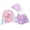 swimsuit 30#Light Pink, variant on ZXLBBD Girl Swimsuits 3 Piece Cartoon Print Sporty Long Sleeve Rash Guard Swim Skirts Sun Hat with Drawstring Toddler Kids Summer Pool Beach