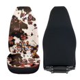 thumbnail image 4 of Uorisanigo Car Seat Covers, High Back Front Drive Seat Cover, 2pcs Retro Aztec Cow Print Bucket Seats Covers for Cars, Trucks, Van, SUV, Not Airbag Compatible, 4 of 7