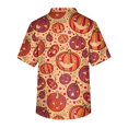 thumbnail image 4 of Men's Short Sleeve V-Neck Halloween Print Chest Pocket Care Top 2XL, 4 of 4