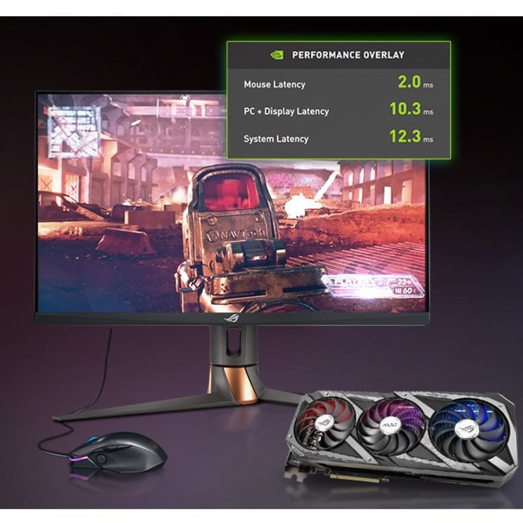 ASUS ROG Swift 27” Gaming Monitor - WQHD, Fast IPS, 240Hz ASUS ROG Swift 27” Gaming Monitor - WQHD, Fast IPS, 240Hz