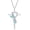 Butterfly, variant on Bee Necklace for Women 925 Sterling Silver Bee Cross Pendant Necklaces Penadant Double Bumble Bees Necklace for Women Birthday Jewelry Gifts