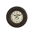 thumbnail image 2 of Wall Clock Clocks, 20" Round, Wall Clock, Antique Brown, Transitional,Modern Wall Clock, 2 of 4
