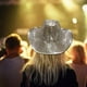 thumbnail image 3 of Sombrero de Bola de Discoteca, Sombrero de Vaquera Espacial con Purpurina Brillante, Sombrero de Bola de Espejo para Mujeres y Hombres para Accesorios de Fiesta, 3 of 6