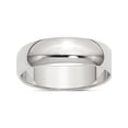 thumbnail image 1 of Sterling Silver 6mm Half-Round Band, 1 of 2