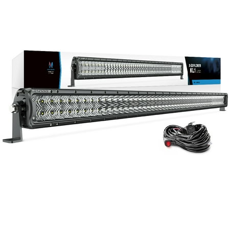 MICTUNING X-Explorer KL1 52" 300W LED Light Bar Combo Driving Light & Wiring Harness