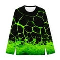 thumbnail image 3 of Familythread Boys Girls Shirts Graphic T-Shirt Neon Clothes Kids Novelty Youth Long Sleeve Tees For 3-14Y, 3 of 4