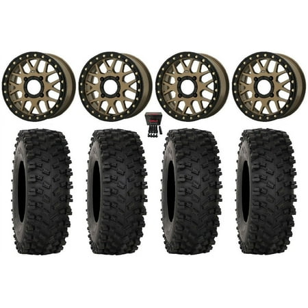 KS235 Grenade 15 Wheels Bronze 33 ATX470 Tires Kawasaki Teryx Mule KS235 Grenade 15 Wheels Bronze 33 ATX470 Tires Kawasaki Teryx Mule