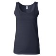 thumbnail image 1 of Gildan- Camiseta de tirantes larga para chica (Azul marino), 1 of 3