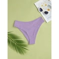 thumbnail image 6 of SherryDC Women's V Cut High Waisted Bikini Bottom High Leg Cut Swimsuit Bathing Suit Bottoms, 6 of 6