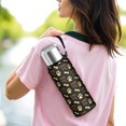 thumbnail image 6 of 20 Oz Happy Dog and Footprints Coffee Tumbler Double Wall Insulated Stainless Steel Water Bottle | Metal Reusable Thermoses Flask with Cup Cap | Leak & Sweat Proof with Anti-Dust Lid, 6 of 7