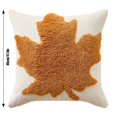 thumbnail image 4 of 45x45cm Halloween Thanksgiving Pumpkin Pillow Cover Polyester Hidden Zipper Machine Washable for Sofa Home Decor, 4 of 4