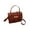 Wine, variant on ​Medium Shoulder Tote 8.86x6.3x3.74in PU Structured Handbag Black Beige Khaki Spacious Crossbody Bag Work Commute Purse Casual Satchel Everyday Essential Lightweight Roomy Carry Bag