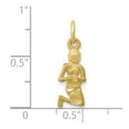thumbnail image 3 of Auriga Fine Jewelry 10K Yellow Gold Virgo Zodiac Charm for Women, 3 of 6