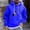Blue, variant on Men's Drink Bottle Oktoberfest Graphic Hoodie with Drawstring Kangaroo Pocket, Loose Sweatshirt, Trendy Fall Winter Beer Fest Casual Hooded Top Dark Blue M