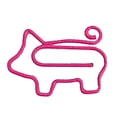 thumbnail image 2 of LetCart Clip De Papel Lindo Forma De Cerdo Marcador Clip De Papel Forma De Animal De Dibujos Animados Marcador Archivo De Papel Clips De Metal Suministros Escolares De Oficina Cerdo, 2 of 5