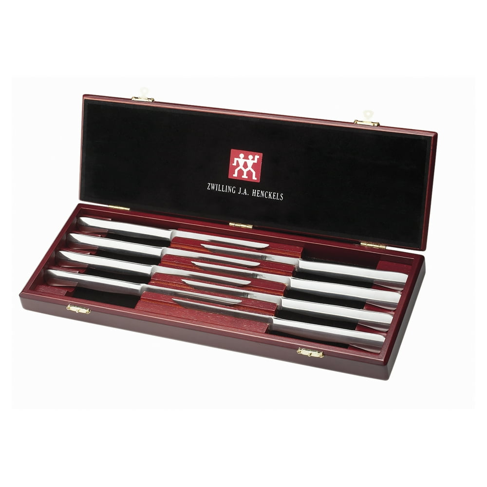 ZWILLING J.A. Henckels 8pc Stainless Steel Steak Knife Set w