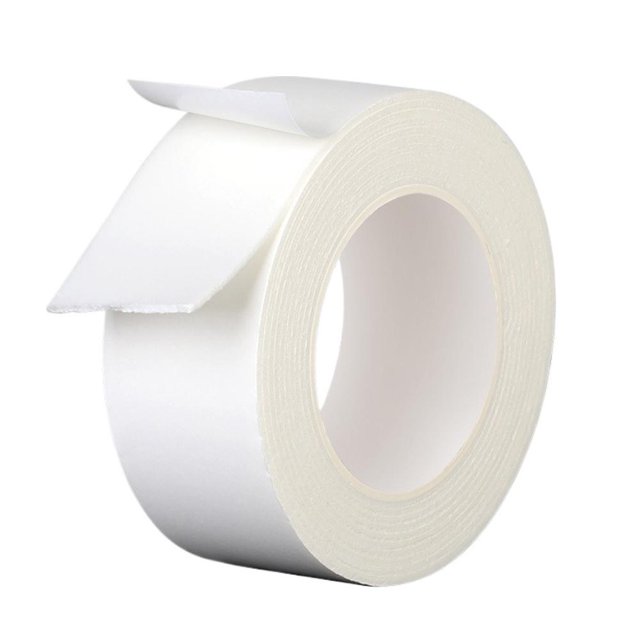 Double Silicone Rubber Flat Strip Sealing Gasket Width White 30mm 5m