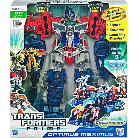Optimus Prime Vehicle - Transformers Prime Cyberverse Optimus Maximus Action Figure