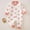 White H, variant on Kids Girls Boys Toddler Rompers Print Leaf Bear Long Sleeve Pants Button for Fall