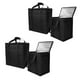 thumbnail image 1 of 4x Bolsas de Supermercado Reutilizables con Aislamiento Bolsa de Entrega de Alimentos con Doble Cremallera, 1 of 8