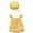 Yellow, variant on Newborn Onesies Girl Baby Newborn Girls Summer Flutter Sleeve Floral Romper Dress with Sun Hat 2 Piece Outfit Newborn Onesie Green 3 Months-6 Months