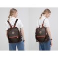thumbnail image 2 of MKP Mochila de moda para mujer, bolso con múltiples bolsillos, mochila antirrobo de firma, bolso de hombro de viaje para mujer, bolso de mano, 2 uds., 2 of 5