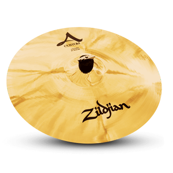 Zildjian A20515 17" Custom Crash Brilliant Cymbal W/ Low To Medium Pitch New