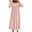 Pink, variant on Women's Plus Size Victorian Nightgown Cozy Long Sleeve Princess Sleepdress Cute Babydoll Collar Loungewear Loose Full Length Nightshirts