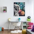 thumbnail image 3 of Stupell Industries Astronaut & Outer Space Novelty Painting Gallery Wrapped Canvas Art Print Wall Art, 36 x 48, 3 of 8