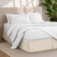 thumbnail image 3 of Bare Home Double Brushed Bed Skirt - Premium 1800 Collection - 15-inch Drop - California King, Sand, 3 of 9